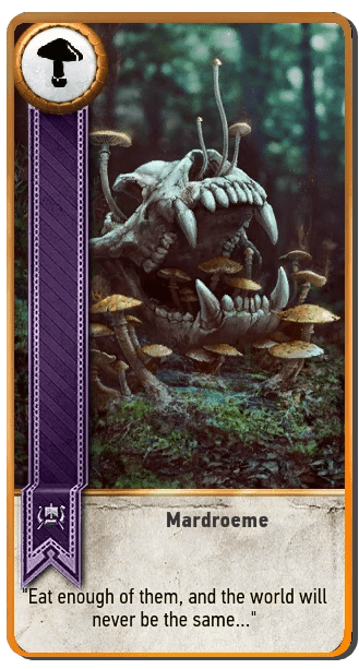 Mardroeme Gwent card from The Witcher 3