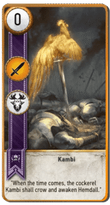 Kambi Gwent card from The Witcher 3