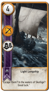Light Longship Gwent card from The Witcher 3