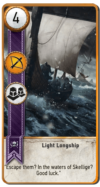 Light Longship Gwent card from The Witcher 3