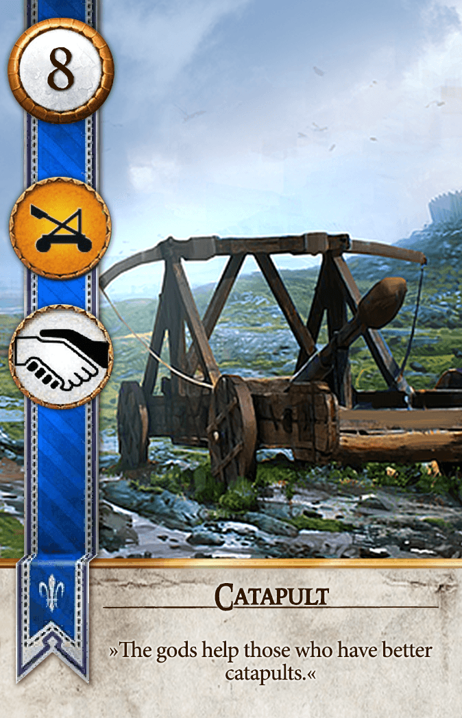 Catapult Gwent card from The Witcher 3