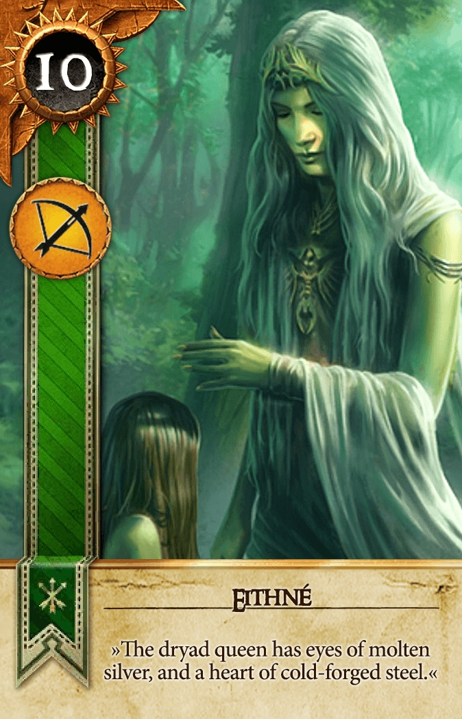 Eithné Gwent card from The Witcher 3