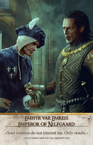 Emhyr var Emreis: Emperor of Nilfgaard Gwent card from The Witcher 3