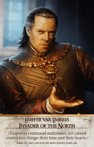 Emhyr var Emreis: Invader of the North Gwent card from The Witcher 3