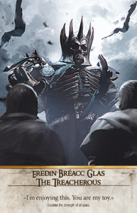 Eredin Bréacc Glas: The Treacherous Gwent card from The Witcher 3