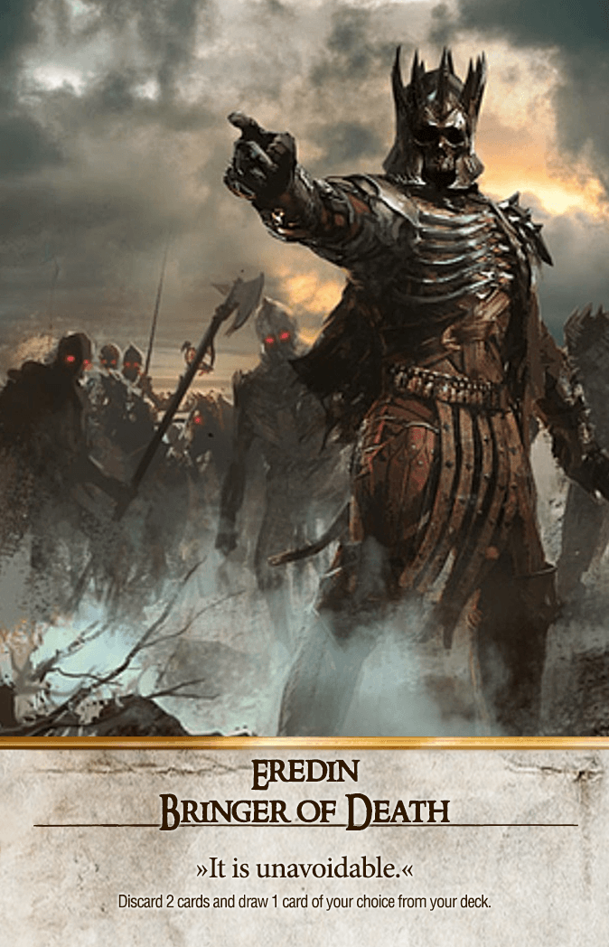 Eredin: Bringer of Death Gwent card from The Witcher 3