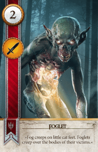 Foglet Gwent card from The Witcher 3