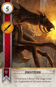 Frightener Gwent card from The Witcher 3