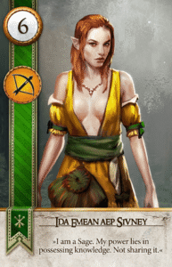 Ida Emean aep Sivney Gwent card from The Witcher 3
