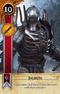 Imlerith Gwent card from The Witcher 3
