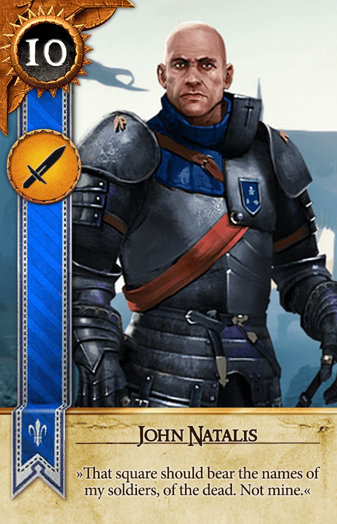John Natalis Gwent card from The Witcher 3