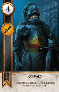 Rainfarn Gwent card from The Witcher 3