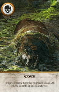 Scorch Gwent card from The Witcher 3