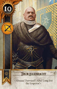 Tibor Eggebracht Gwent card from The Witcher 3
