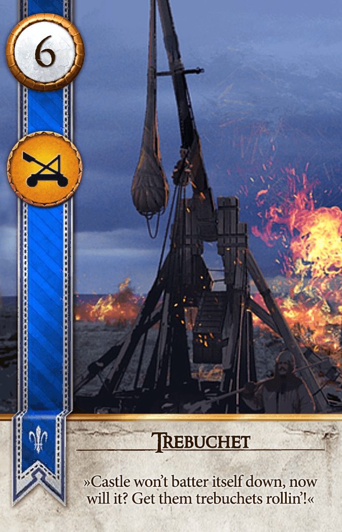 Trebuchet Gwent card from The Witcher 3