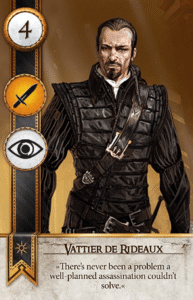 Vattier de Rideaux Gwent card from The Witcher 3
