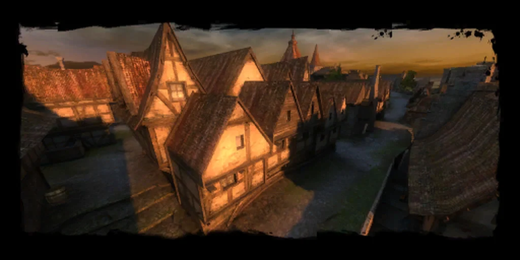 Vizima Temple Quarter in The Witcher