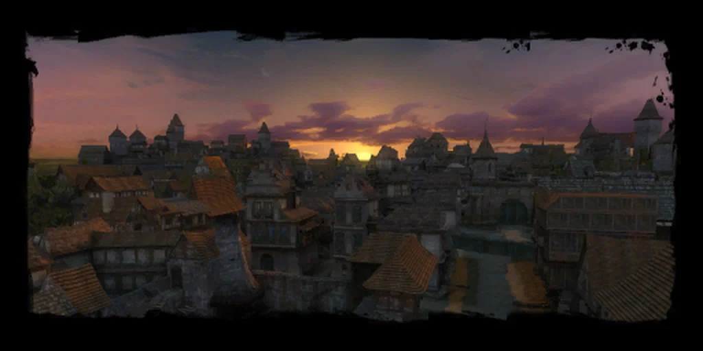 Vizima Trade Quarter in The Witcher