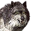 Wolf portrait from The Witcher 3