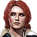 Triss Merigold portrait from The Witcher 3